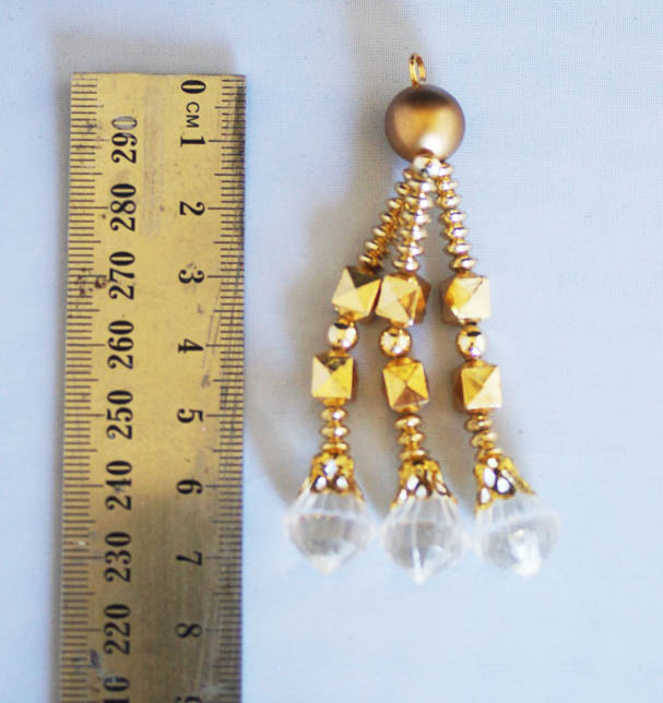 crystal and gold blingsal pack of 6